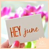 OG Open Circle Studs