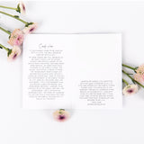Gift Giving Explanation Card