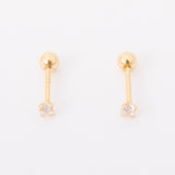 2.5 mm Diamond Screwbacks