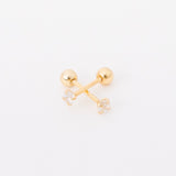 2.5 mm Diamond Screwbacks