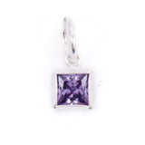 Silver Birthstone Charm