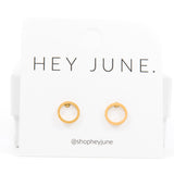 OG Open Circle Studs