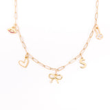 Just A Girl Charm Necklace