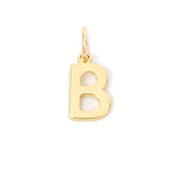 Gold Letter Charm