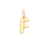 Gold Letter Charm