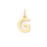 Gold Letter Charm