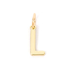 Gold Letter Charm
