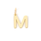 Gold Letter Charm