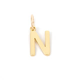 Gold Letter Charm