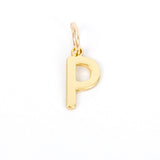 Gold Letter Charm