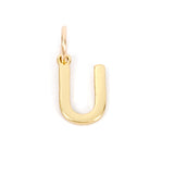 Gold Letter Charm