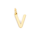 Gold Letter Charm