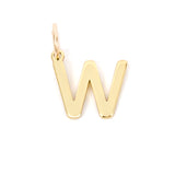 Gold Letter Charm