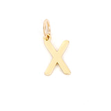 Gold Letter Charm