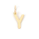 Gold Letter Charm