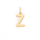 Gold Letter Charm