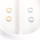 Turquoise Wraparound Huggies