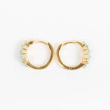 Turquoise Wraparound Huggies