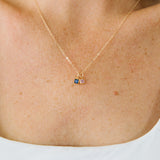 Gold Birthstone Necklace