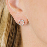 Hexagon Studs