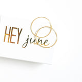 Medium Classic Hoops (30 mm)