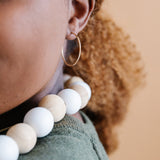 Medium Classic Hoops (30 mm)