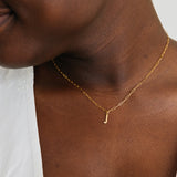 Gold Letter Charm