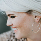 Large Classic Hoop Earrings