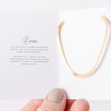 Gift Giving Explanation Card