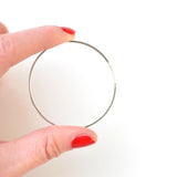 Large Classic Hoop Earrings