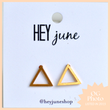 OG Open Triangle Studs