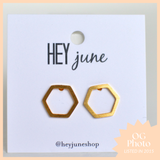OG Hexagon Studs