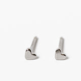 Teeny Heart Studs