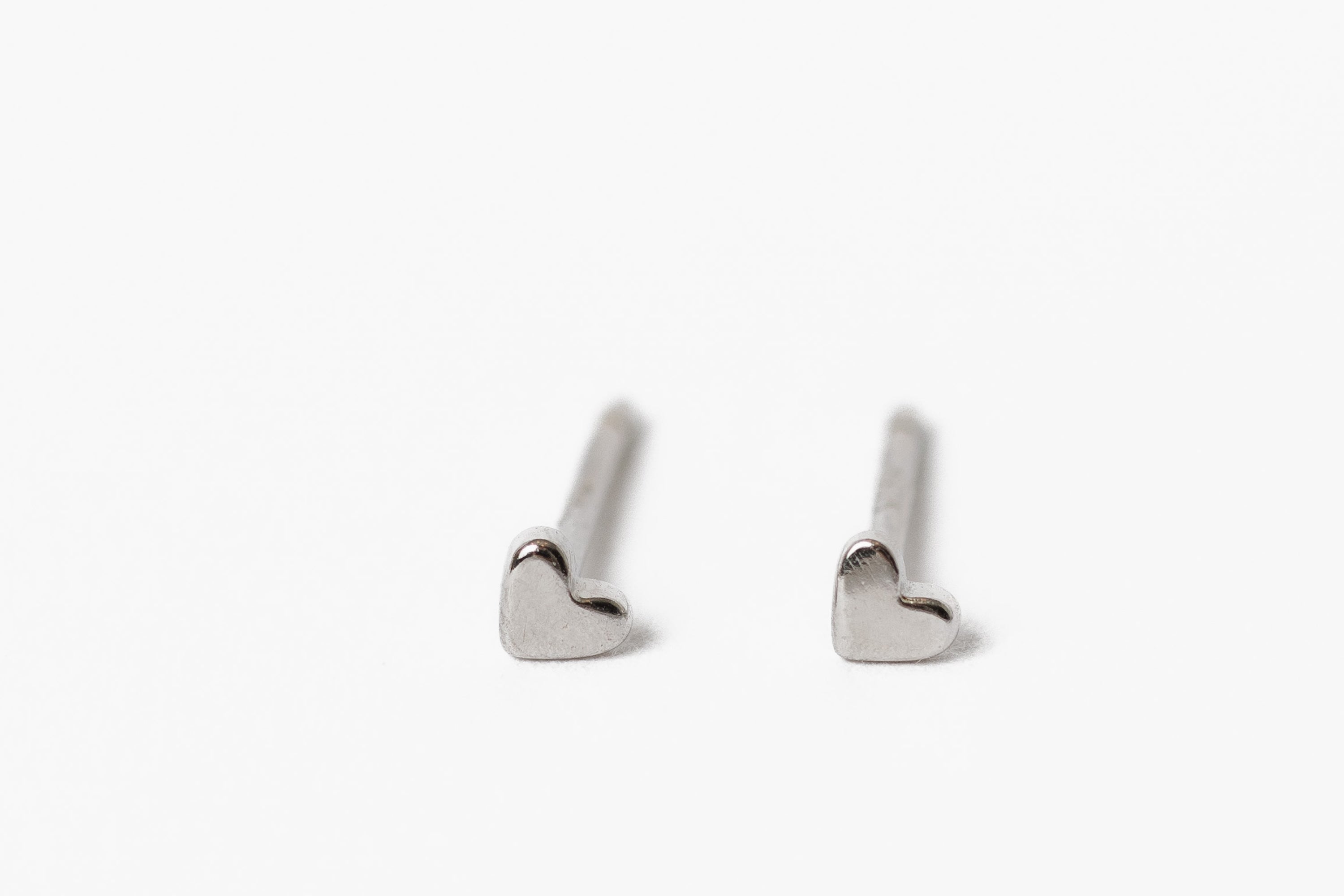 Teeny Heart Studs