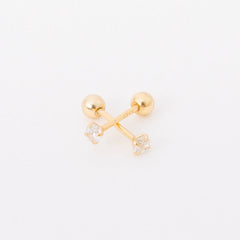 2.5 mm Diamond Screwbacks