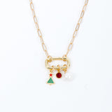 Hooking Up Charm Necklace