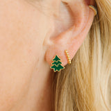 O Christmas Tree Studs