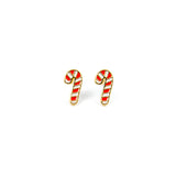 Candy Cane Studs