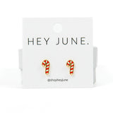 Candy Cane Studs