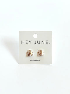 Scaredy Ghost Studs