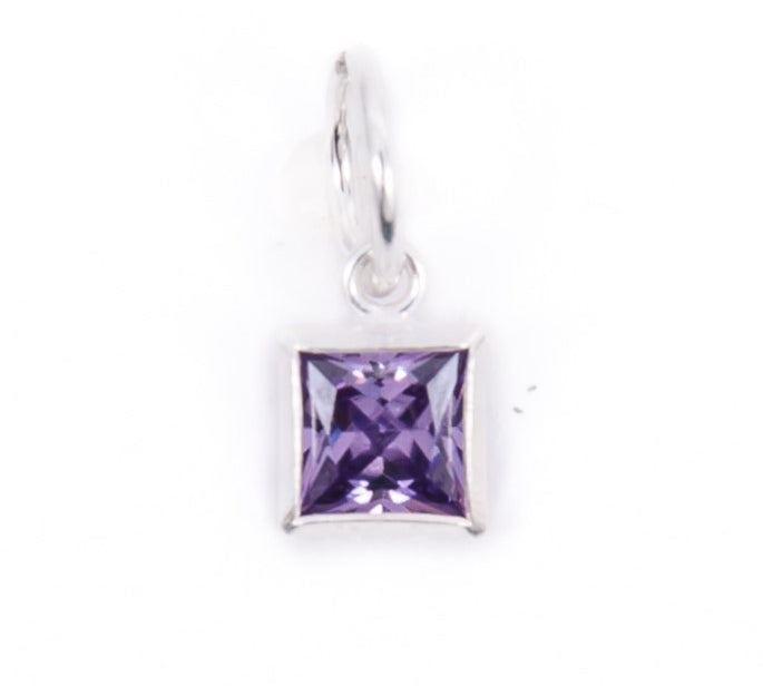 Silver Birthstone Charms