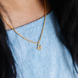 Hanging Letter Necklace