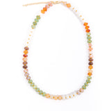 Earth Tones Stone Necklace