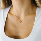 Gold Birthstone Necklace