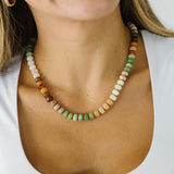 Earth Tones Stone Necklace