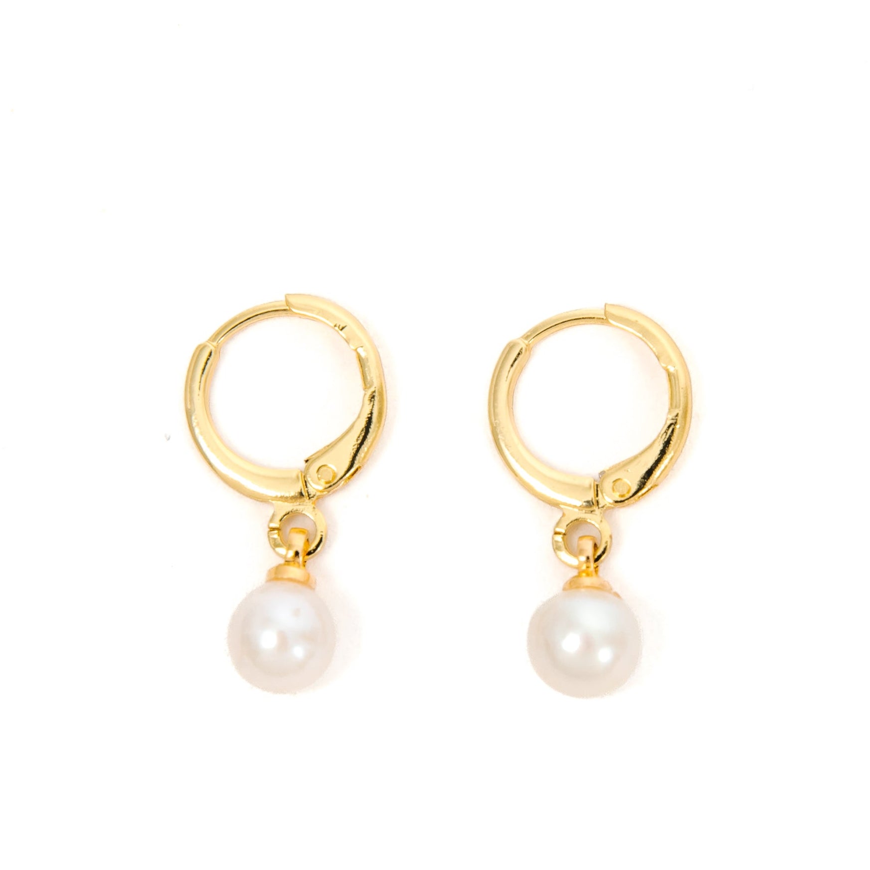 Dangling Pearl Huggies
