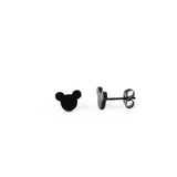 Black OG Mouse Ear Studs