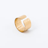 Hammered Cigar Ring
