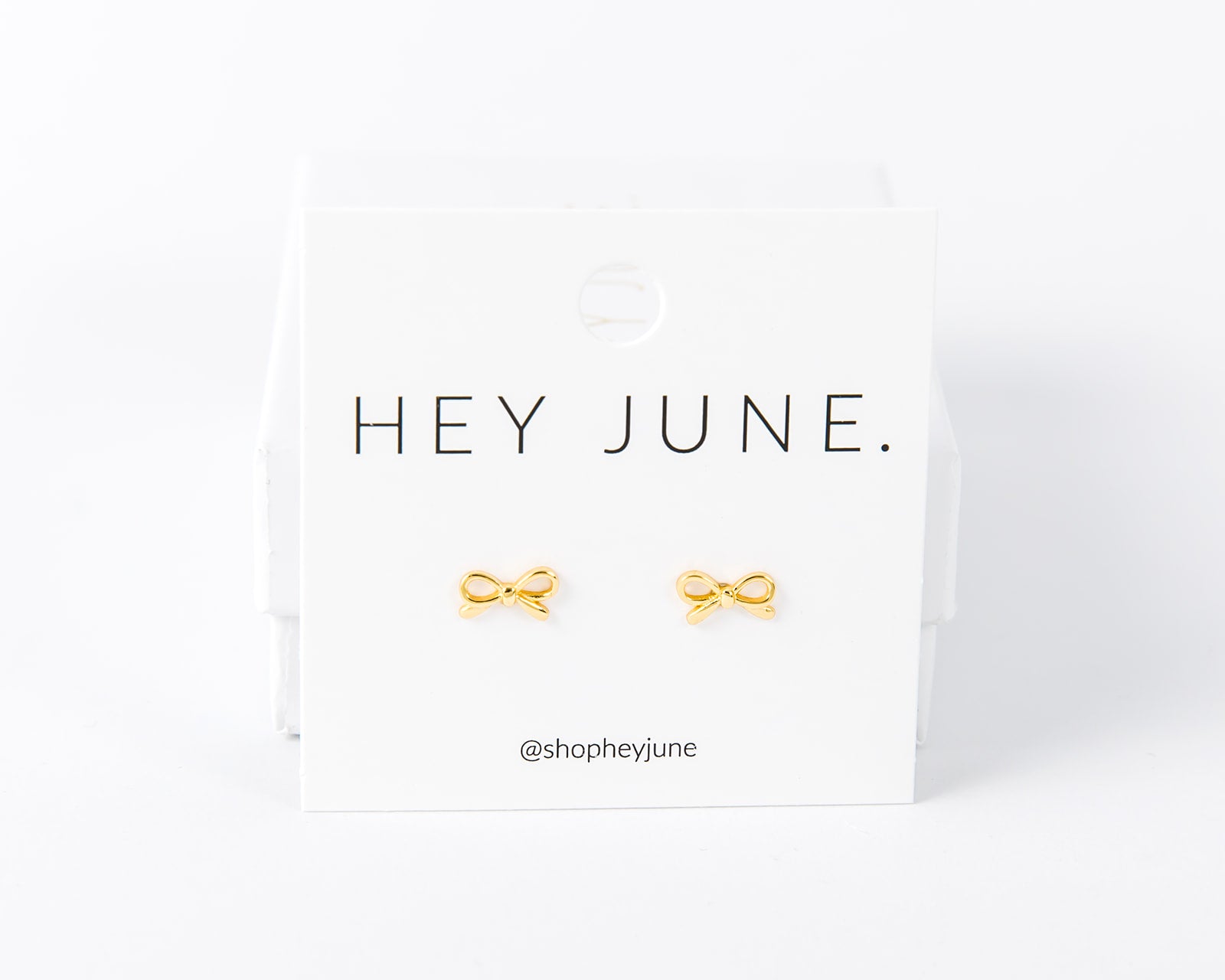 Tiny Ribbon Bow Screwbacks