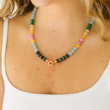 Birthday Exclusive Beaded Necklace (Navy)